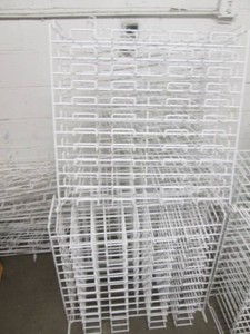 5 Stackable double paper sorting racks, great for scrapbookers, crafters or office