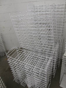 5 Stackable double paper sorting racks, great for scrapbookers, crafters or office
