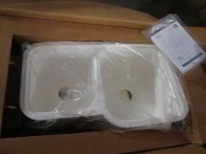 New Transolid double basin sink 33 wide