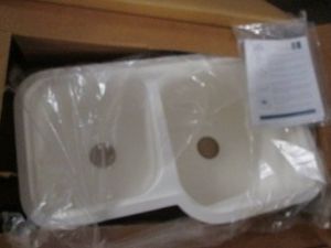 New Transolid double basin sink 33 wide