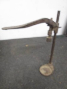 Vintage bottle cork press