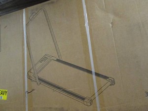 Folding portable treadmill
