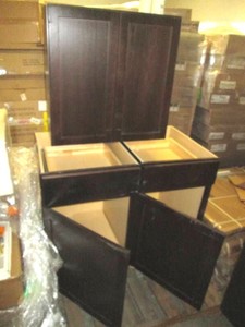 2 Lower and 1 Upper matching bathroom cabinets