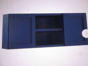 Shaker kitchen wall cabinet 60 blue color