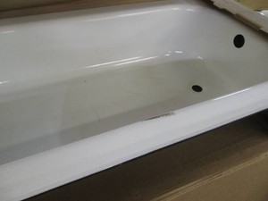 Aloha porcelain enamel left drain tob