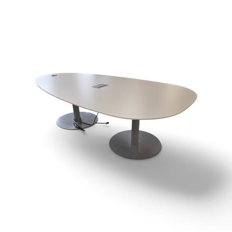 Steelcase 8ft Soft Oval Shaped Conference Table Retail $2199