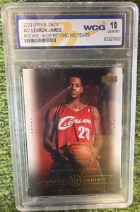 2003-04 Upper Deck Lebron James - Lebron James LeBron James #20 (RC) GRADED 10