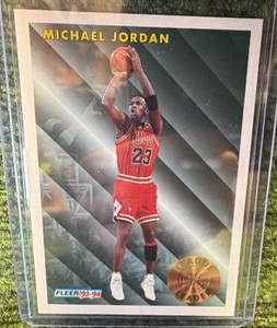1993-94 Fleer League Leader Michael Jordan #224 Chicago Bulls HOF
