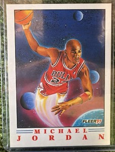 1991-92 Fleer - Pro Vision Michael Jordan #2 NBA Trading Card- Cool Card 