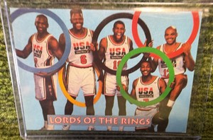 Michael Jordan Dream Team Lords Of The Rings TEAM USA OLYMPIC GOLD