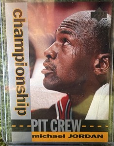 1994-95 Upper Deck NASCAR Championship Pit Crew Michael Jordan Chicago Bulls 133
