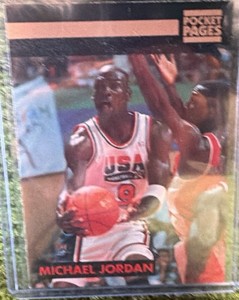 Michael Jordan 1992 Pocket Pages National Card Show Digest #18 Chicago Bulls