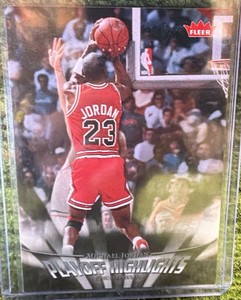 2007 Fleer Box Set Playoff Highlights #PH22 Michael Jordan HOF Chicago Bulls Basketball