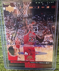 2008-09 UPPER DECK MICHAEL JORDAN CHICAGO BULLS LINEAGE MR JUNE #MJ-9 NBA CARD