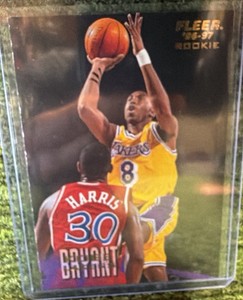 1996-97 Fleer Kobe Bryant Rookie #52 Los Angeles Lakers Basketball Card RC
