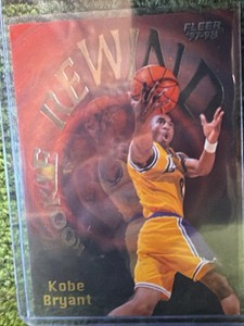 Fleer 1997-98 Rewind Kobe Bryant Insert #3 Los Angeles Lakers