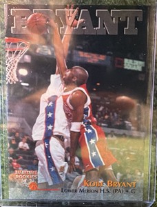 1996-97 Score Board Rookies Kobe Bryant Rookie RC #15 Lakers