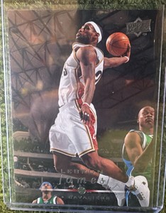 2008 - 09 Upper Deck LeBron James basketball card #33 Cleveland Cavaliers