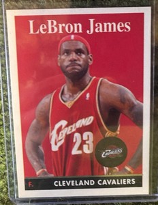 Topps 2008-09 Topps LeBron James Cleveland Cavaliers #23 Basketball Card