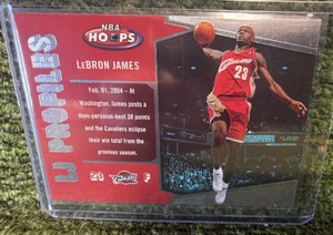 2006 Fleer NBA Hoops LJ Profiles Lebron James LBJ-6 -76- CAVALIERS Basketball
