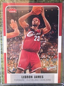 Fleer 2007-08 LeBron James #12 Base Set NBA Cleveland Cavaliers