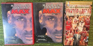 Michael Jordan to the Max (DVD, Sports, 2000) Michael Jordan & VHS UNSTOPABLES 95-96 Chicago Bulls