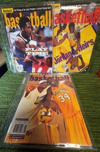 Beckett Basketball Card Monthly Magazine Lot of 3 Kobe Bryant Shaq Lakers 2000