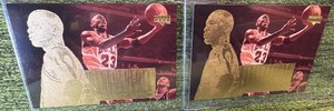 1995-96 Upper Deck - Multi-Product the Jordan Collection Michael Jordan #JC12 (Two Oversized Cards)