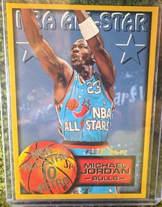 1996-97 Fleer Basketball #282 MICHAEL JORDAN NBA ALL STAR RETRO 96 97