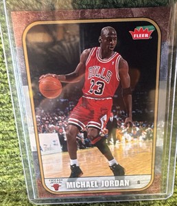 MICHAEL JORDAN 2007-08 FLEER #20 BULLS CHICAGO GOAT