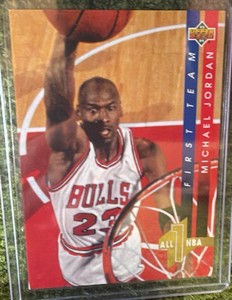 1993-94 Upper Deck - All-NBA Team #AN4 Michael Jordan Chicago Bulls Basketball