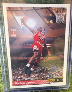 1992 Upper Deck Michael Jordan #23 Chicago Bulls DUNK GOAT