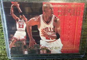 1995-96 Fleer - End 2 End Michael Jordan #9 Chicago BULLS NBA Basketball