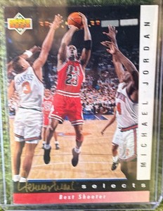 1992-93 Upper Deck - Jerry West Selects Michael Jordan #JW1 Chicago Bulls