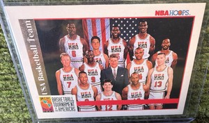 1992 NBA Hoops USA Basketball Gold Dream Team - Michael Jordan, Magic, Bird