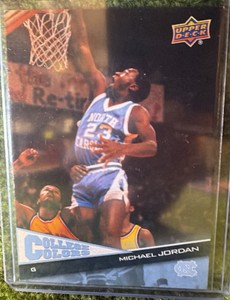 Upper Deck Michael Jordan 2010 College Colors Base #1 North Carolina Tar Heels