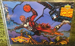1993 Upper Deck Fanimation #506 Agent 23 Michael Jordan Chicago Bulls Jim Lee