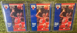 1991-92 Fleer Michael Jordan Lot Of 3 #29 GOAT HOF Chicago Bulls