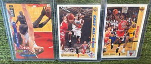 Upper Deck Michael Jordan Bulls 1992 NBA Finals 3-Card Lot#169 #69 #44
