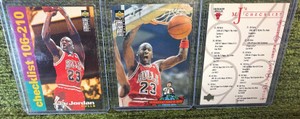 Michael Jordan Upper Deck Checklists HOF Chicago Bulls NBA Basketball Trading Cards