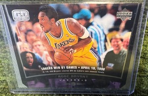 Upper Deck 1998-99 Kobe Bryant Game Dated #75 Los Angeles Lakers GOAT
