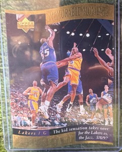 1997-98 Upper Deck Collectors Choice - Memorable Moments Kobe Bryant #4 Los Angels Lakers