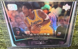 1998-99 Upper Deck Encore - Game Dated Kobe Bryant #39 LA LAKERS Trading Card NBA