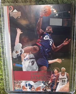 2007-08 Upper Deck Lebron James Card # 192  Cleveland Cavaliers NBA Basketball Trading Card