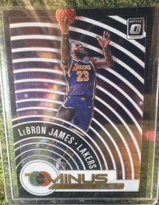 Panini 2020-21 Donruss Optic LeBron James T-Minus Insert #9 Lakers NBA