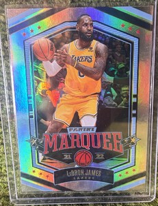 LeBron James 2021-22 Panini Chronicles Marquee Basketball #364 Lakers