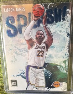 2021-22 DONRUSS OPTIC LEBRON JAMES #23-SPLASH (INSERT #11) LA LAKERS