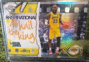 2025-26 Topps Chrome LeBron James Inspirational 275 All Hail The King Insert  NUMBERED 