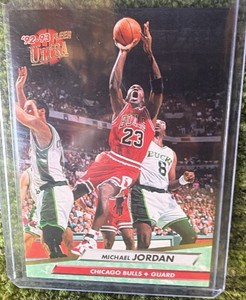 Fleer 1992-93 Fleer Ultra Michael Jordan Basketball #27 Bulls Iconic Card 