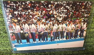 1992 Ballstreet Michael Jordan USA Dream Team Olympic Gold Medalist Jumbo Card